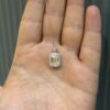 Emerald cut Moissanite Pendant - Image 3