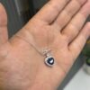 Blue Moissanite Pendant - Image 2